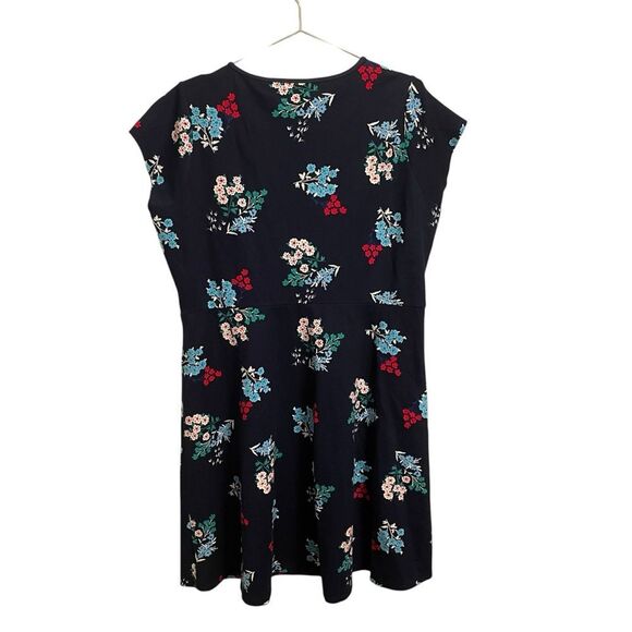 Draper James Floral Ponte A Line Dress Navy Size 1X NWT - Picture 6 of 8
